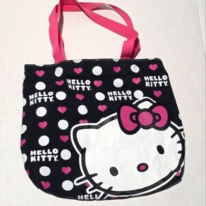 Hello Kitty Canvas-Cotton Tote Bag Rubberized Print
